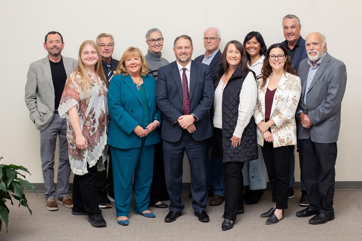 Group photo of the 2025 2026 VIU Board of Governors